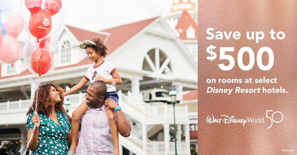 Save Up to $500 on a 5-Night Stay at Select Disney Resort Hotels in Spring and Early Summer 2022